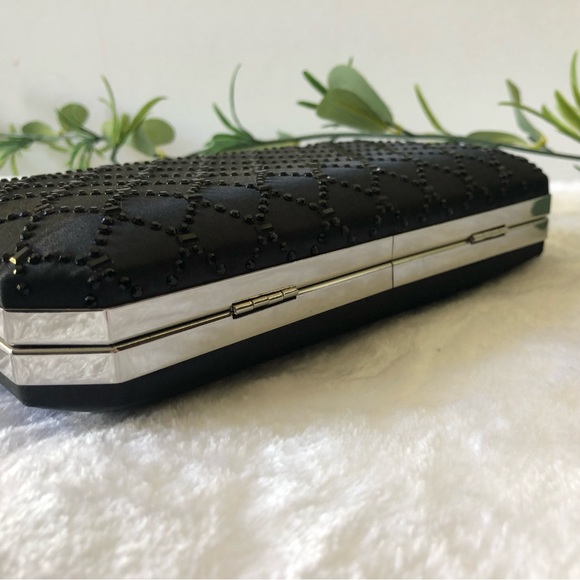 INC International Concepts Sasha Satin Sparkle Clutch - Picture 6 of 12